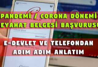 e devlet seyehat belgesi alma